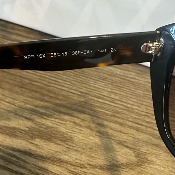 NWT Prada 56MM Cat Eye Sunglasses w/ Case & Cleaning Cloth - Picture 8 of 14